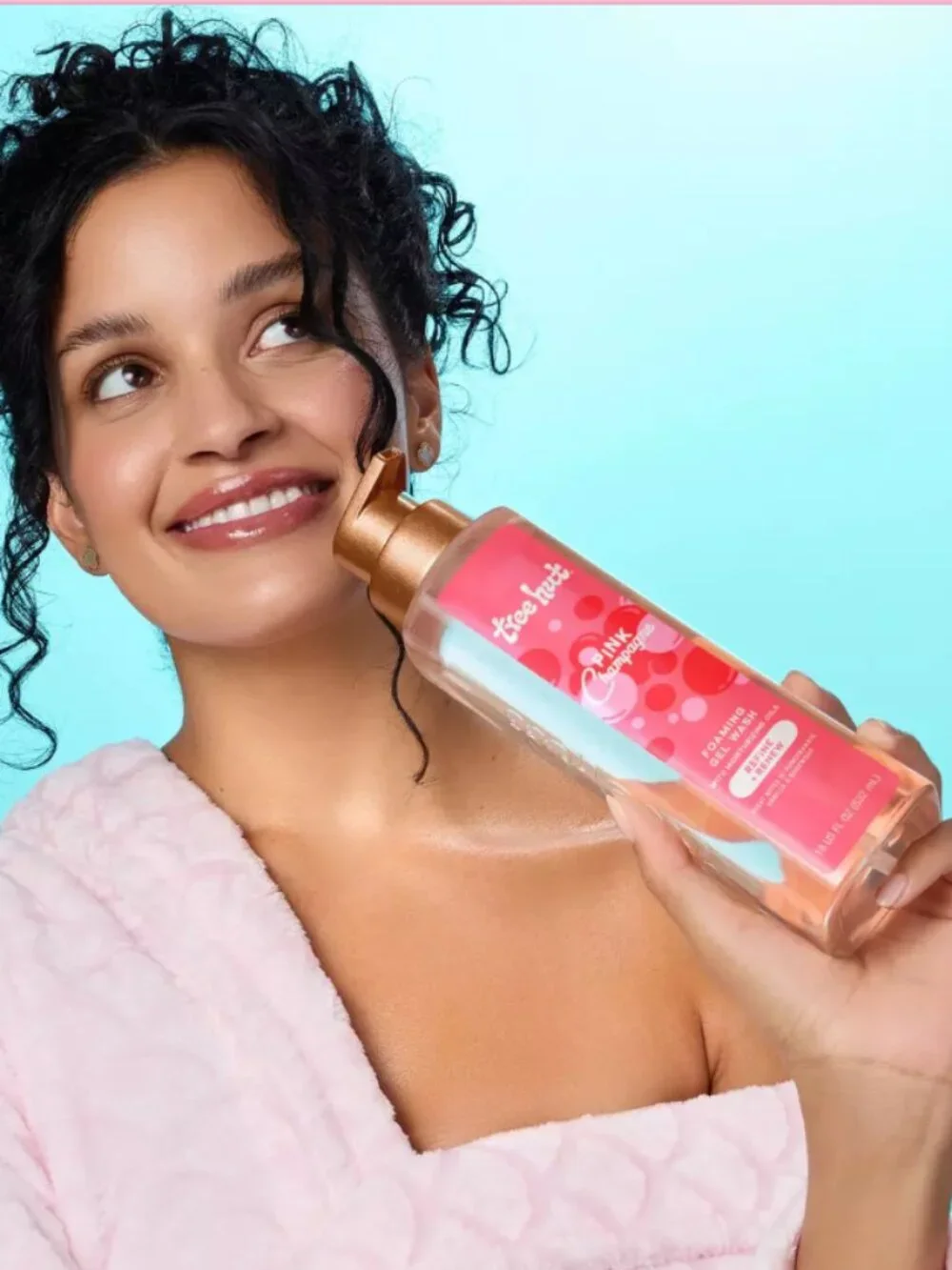 Tree Hut Pink Champagne Foaming Gel Wash 18 oz-Sealed